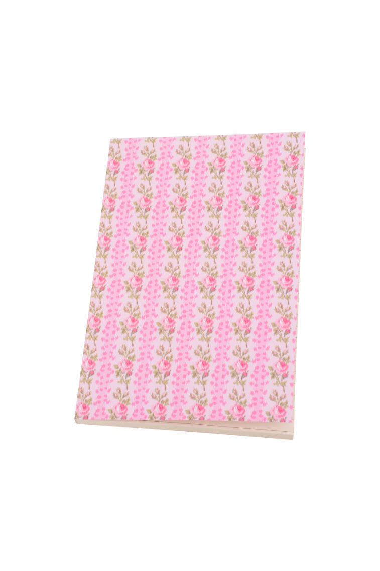 LSF Printed Notebook - Strawberry Macaron Design Journal for School, Office & Gift Giving | Cute Aesthetic Stationery for Note Taking, Planning & Sketching