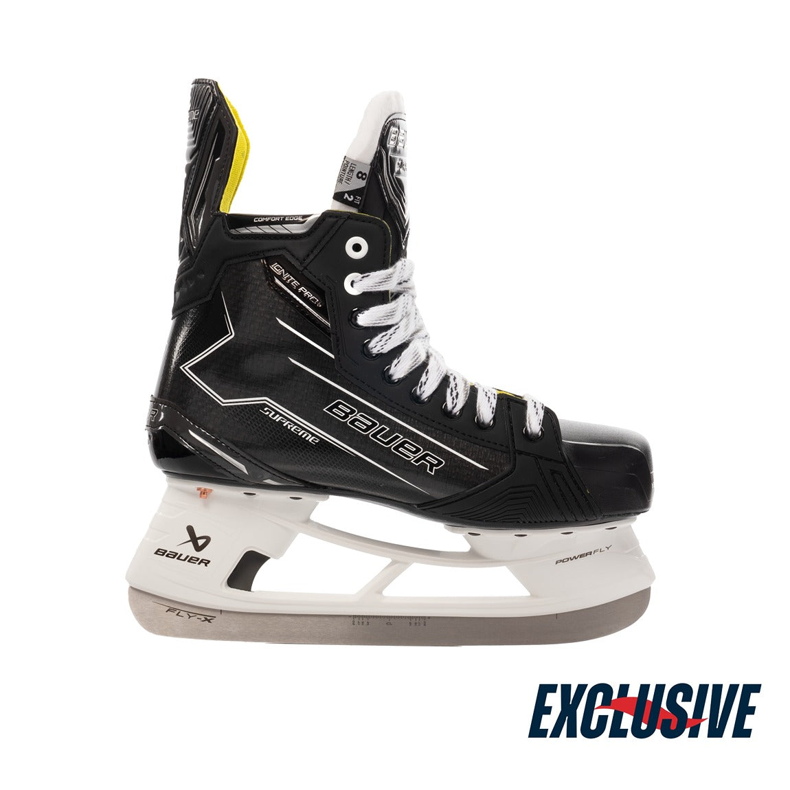 Bauer Supreme Ignite Pro+ Hockey Skates (2024) - Intermediate Level Performance Ice Skates for Competitive Players - Perfect for Hockey Games, Training & Ice Rink Practice
