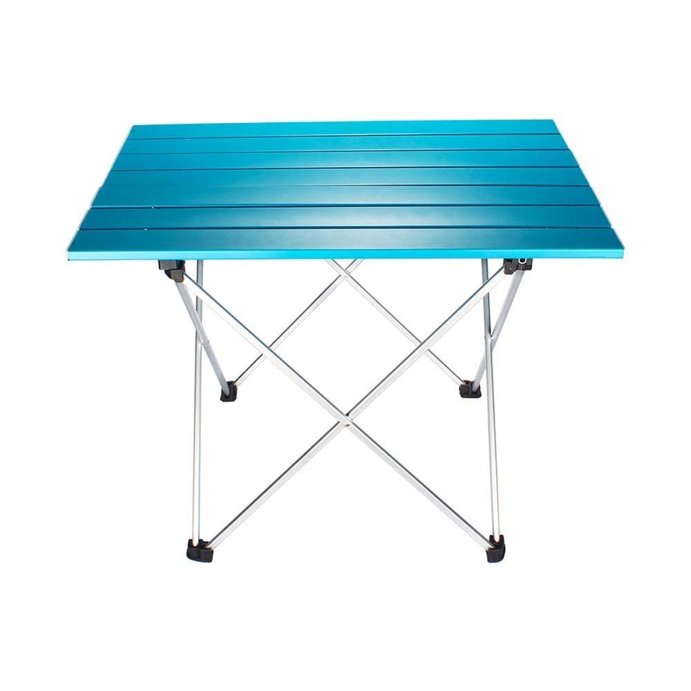 Portable Aluminum Alloy Folding Picnic Table - Lightweight & Durable Outdoor Camping, BBQ, Beach, Garden, and Home Use for Travel, Hiking, and Leisure Activities