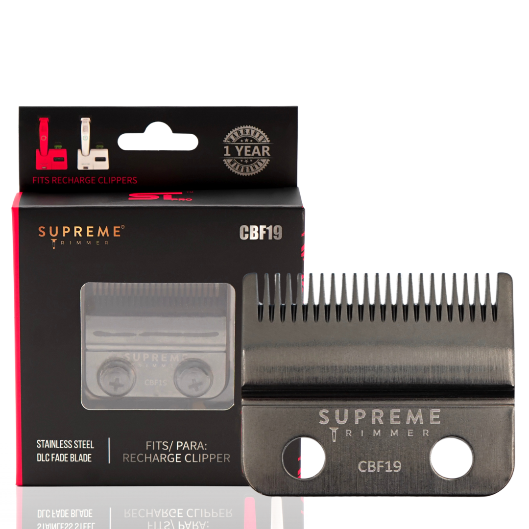 Premium Replacement Blade for Rechargeable Hair Clippers - Sharp Stainless Steel Trimmer Blades for Smooth Haircuts at Home & Salon Use