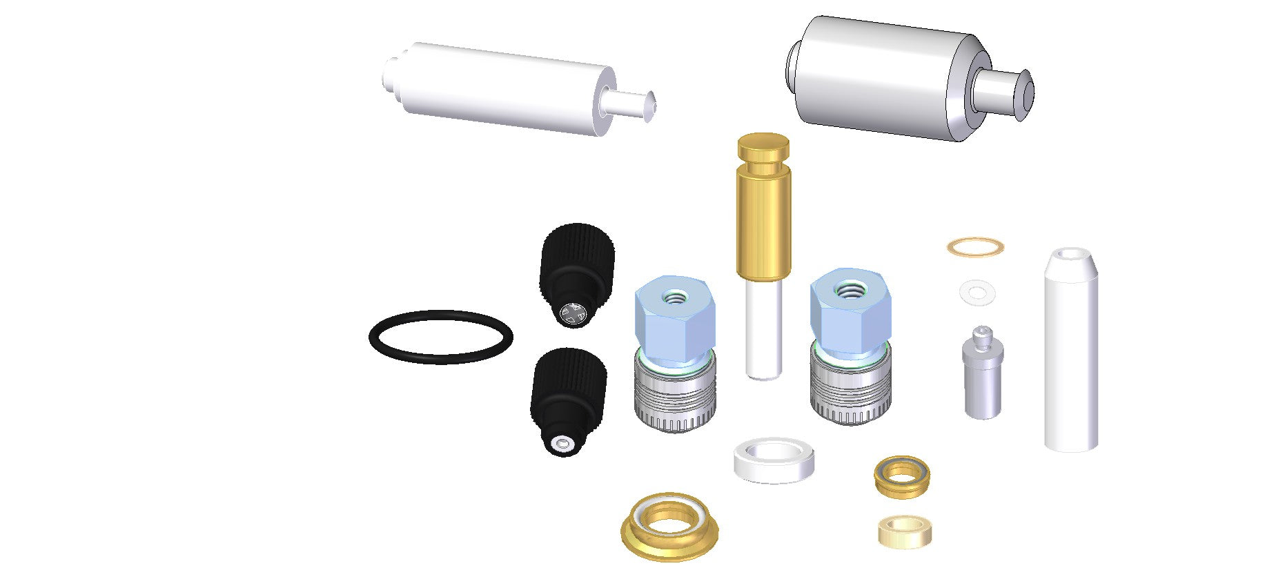 Stainless Steel LS Class Pump Preventative Maintenance Kit (40 mL) - Ideal for Industrial, Food Processing, and Chemical Applications