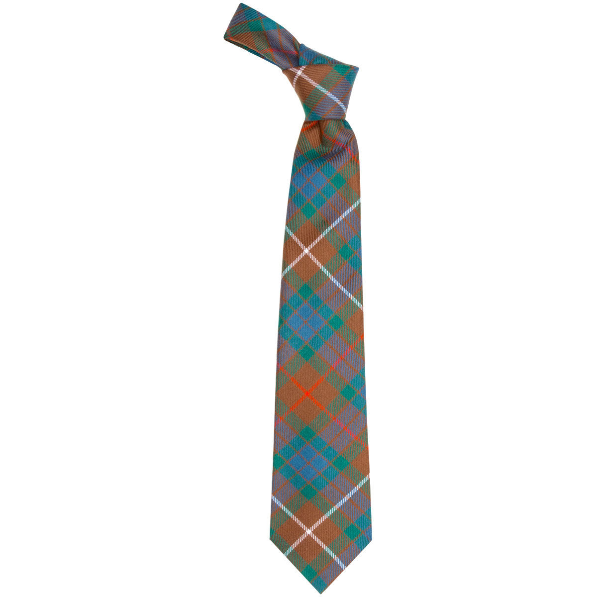 Fraser Hunting Ancient Tartan Tie for Men - Classic Scottish Plaid Necktie for Formal Wear, Weddings & Office Attire