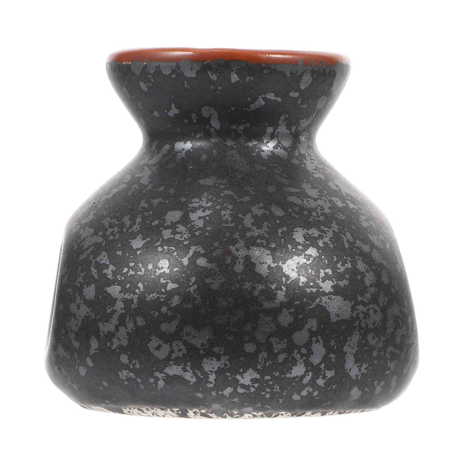 VOSAREA Japanese Style Mini Ceramic Vase - Small Flower Planter, Hydroponic Terrarium Pot, Decorative Toothpick Holder for Home & Restaurant Decor | Perfect for Tabletop, Office Desk, Wedding Centerpiece