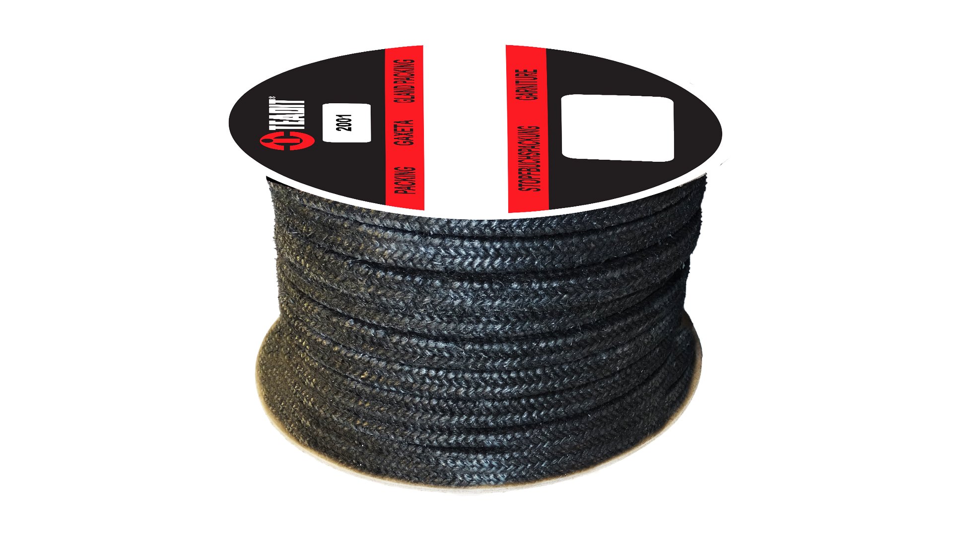 **Lamons Sterling Seal and Supply STCC 2001.437x5 - 2001 Teadit Style Graphite Yarn, Graphite Filled, 7/16