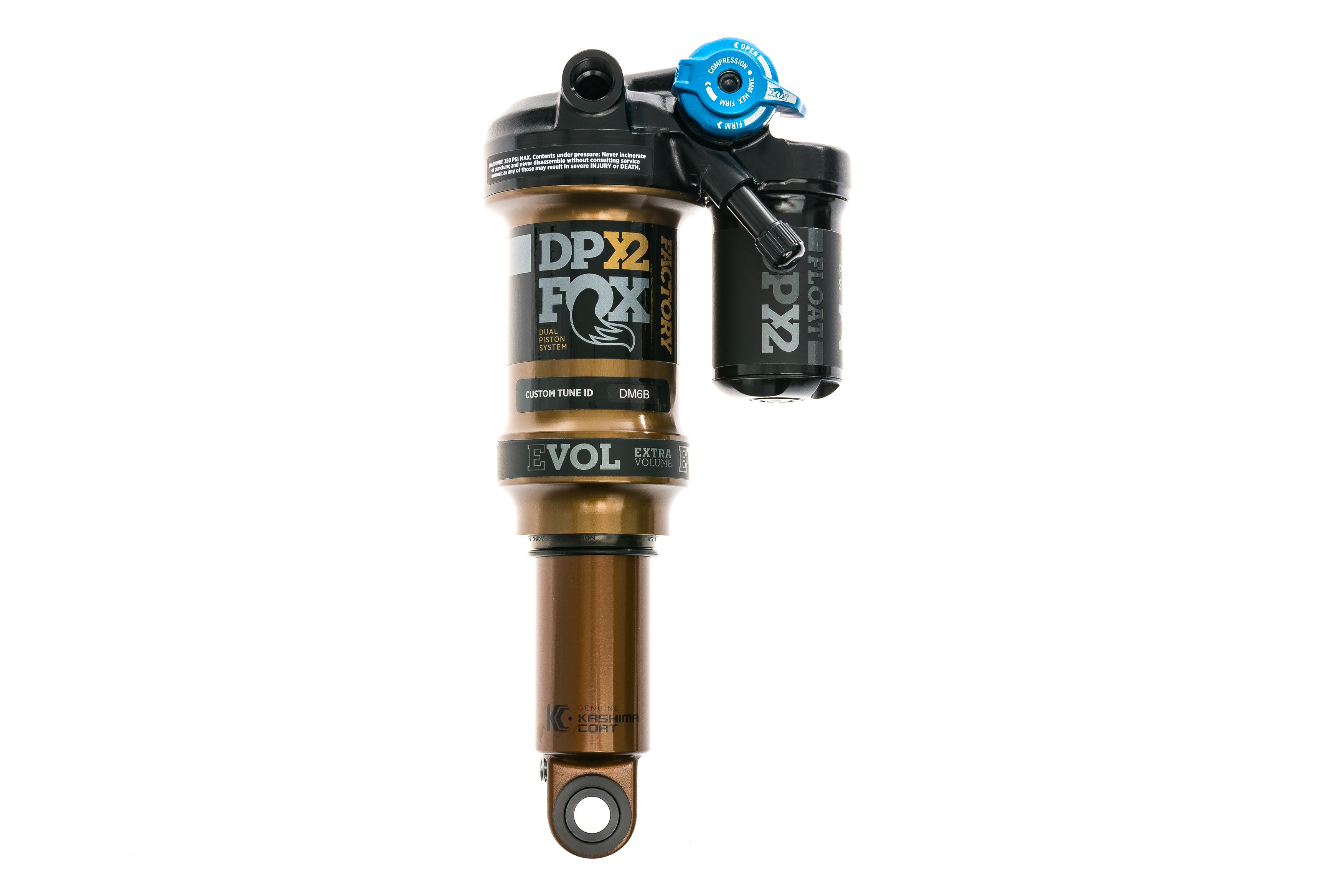 Fox Factory Series Float DPX2 Trunnion Evol LV Rear Air Shock 165x45mm - High-Performance MTB Suspension for Trail & Enduro Riding
