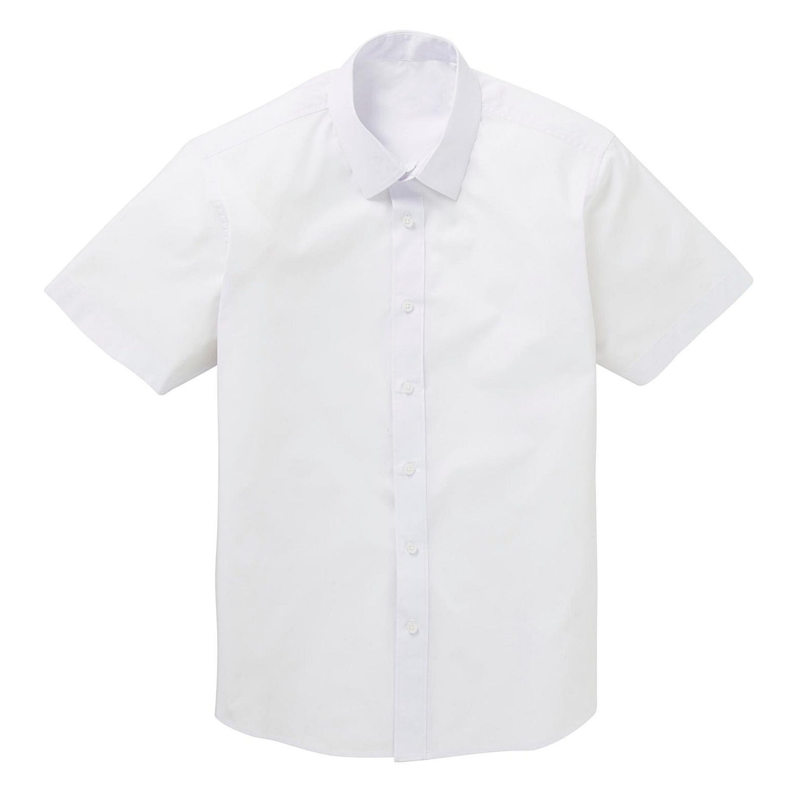 Boys Short Sleeve White Shirt - Breathable Cotton Casual Tee for Kids | Perfect for School, Playdates & Summer Outfits