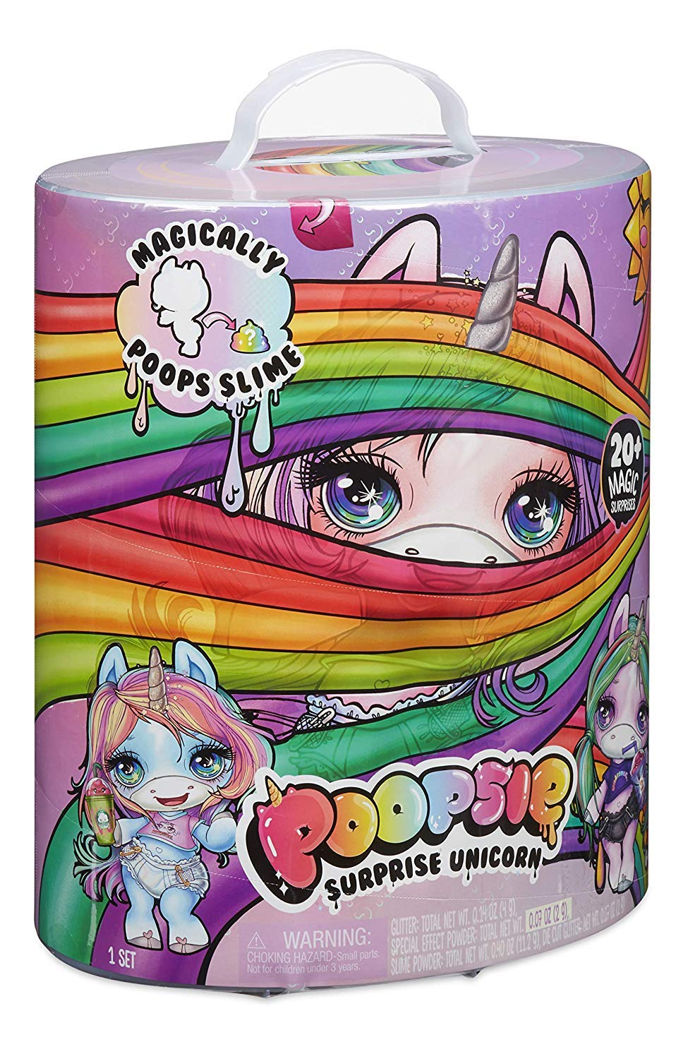 POOPSIE SURPRISE UNICORN Slime Kit - DIY Unicorn Toy with Glitter & Sparkles for Kids, Fun Sensory Play & Creative Gift for Girls Ages 6-12 (Birthday Party, Arts & Crafts, Stress Relief)