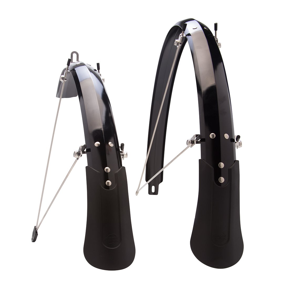 Planet Bike Cascadia ALX 700c x 43mm Bike Fenders - Lightweight Aluminum Mud Guards for Road & Hybrid Bikes - Perfect for Commuting & Wet Weather Cycling