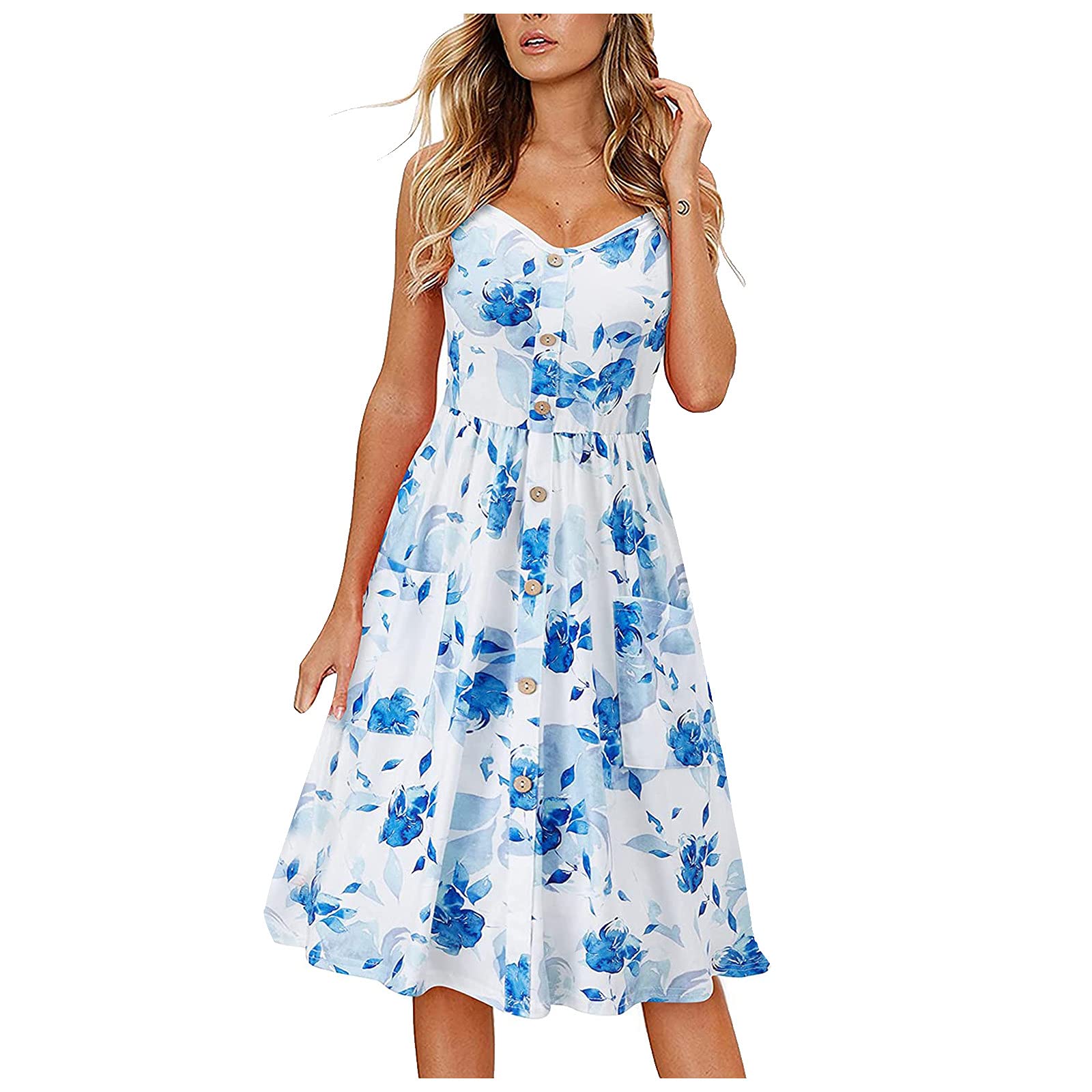 **Elegant Women's Casual Wrist Watches & Floral Print Mini Dress - Spring Summer Deep V Neck Ruffle Long Sleeve Outfit for Daily Wear, Office, and Date Nights**