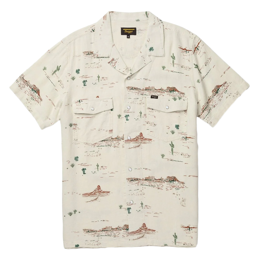 Seager Whippersnapper Short Sleeve Shirt - High Plains Plaid Flannel for Men - Perfect for Outdoor Adventures and Casual Wear