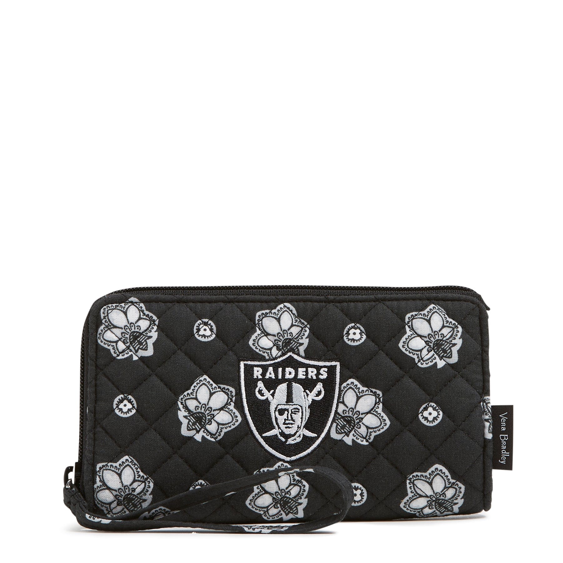 NFL RFID Blocking Front Zip Wristlet Wallet - Secure & Stylish Wrist ID Holder for Game Day, Travel & Everyday Use