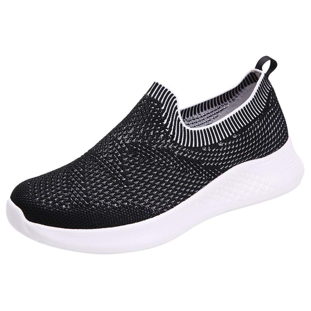 Breathable Mesh Slip-On Sneakers for Women - Lightweight Sport Running Shoes with Arch Support | Perfect for Casual Wear, Gym & Outdoor Activities