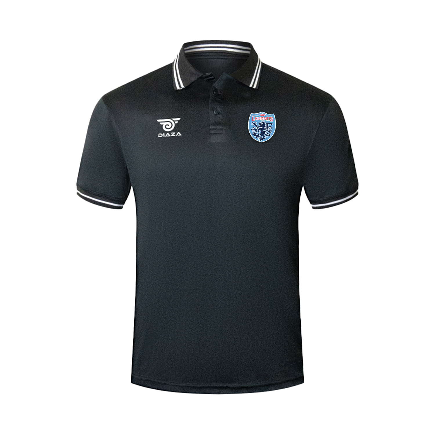 Legends FC Classic Polo Shirt for Men - Breathable & Comfortable Cotton Golf Shirt - Perfect for Casual Wear, Sports & Outdoor Activities
