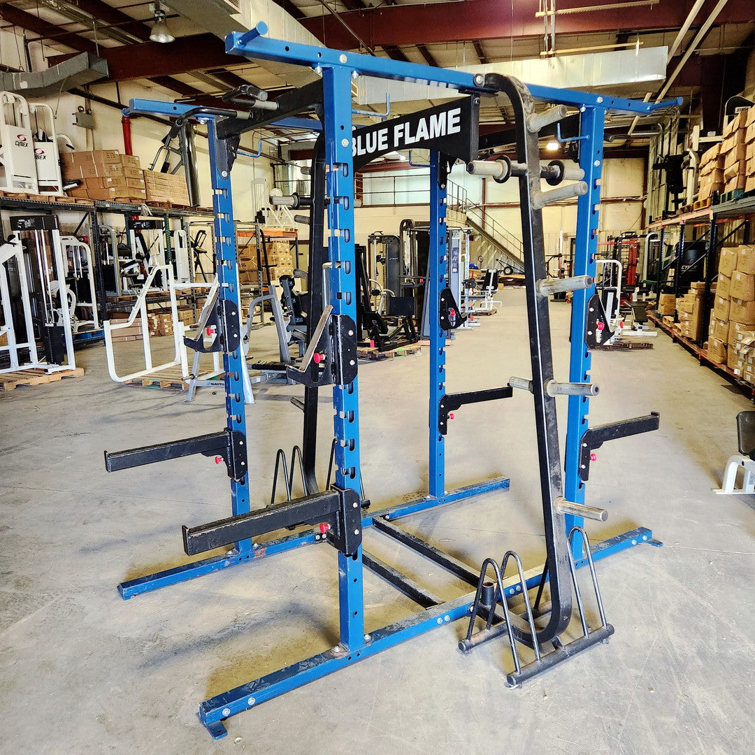 Pro Maxima 48434 PL 320 Double Sided Half Rack Squat Rack Power Cage - Heavy Duty Home Gym Equipment for Weightlifting, Strength Training & CrossFit Workouts