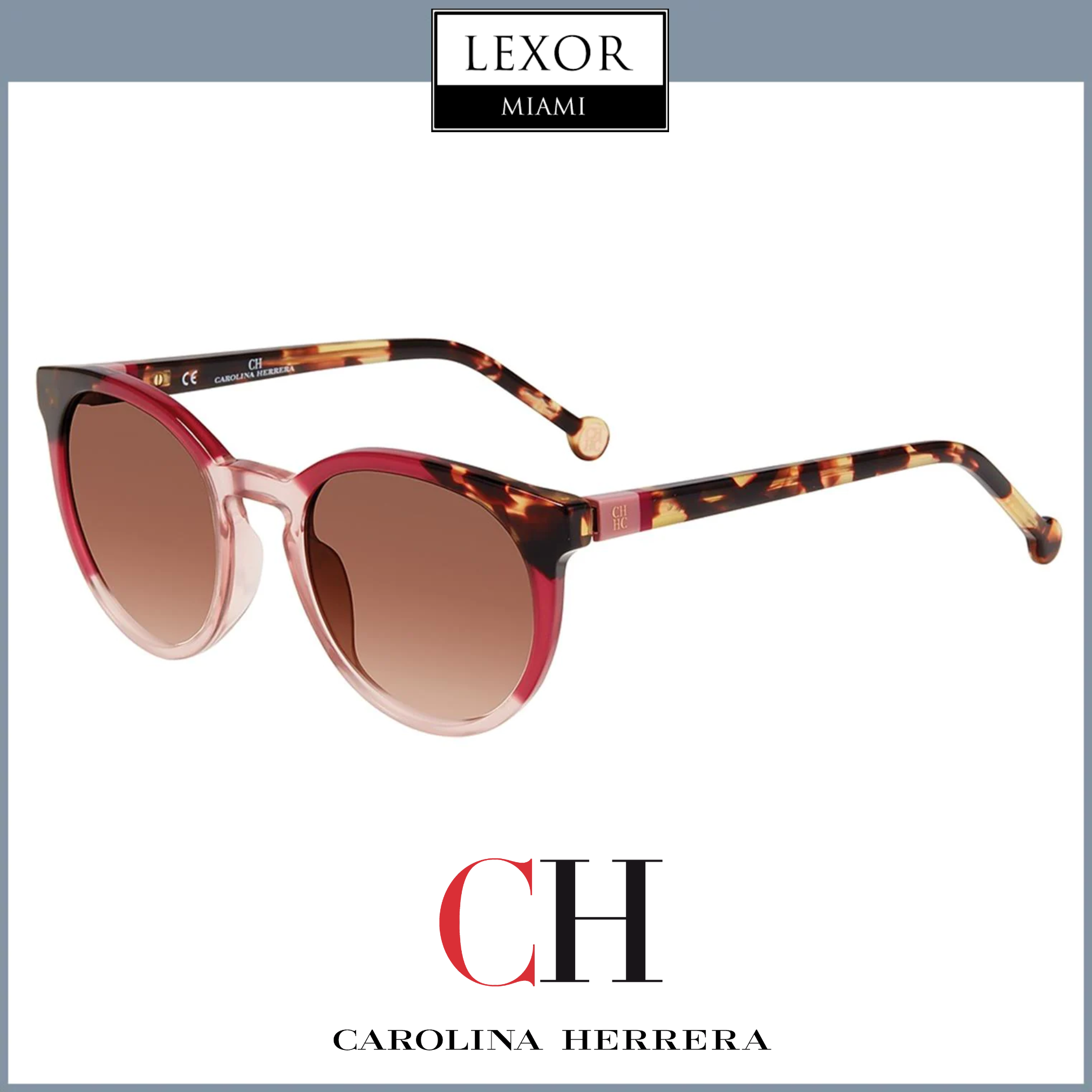 Carolina Herrera She845W 0776 Women's Designer Sunglasses - UV Protection, Fashion Eyewear for Women, Perfect for Beach, Driving & Outdoor Activities