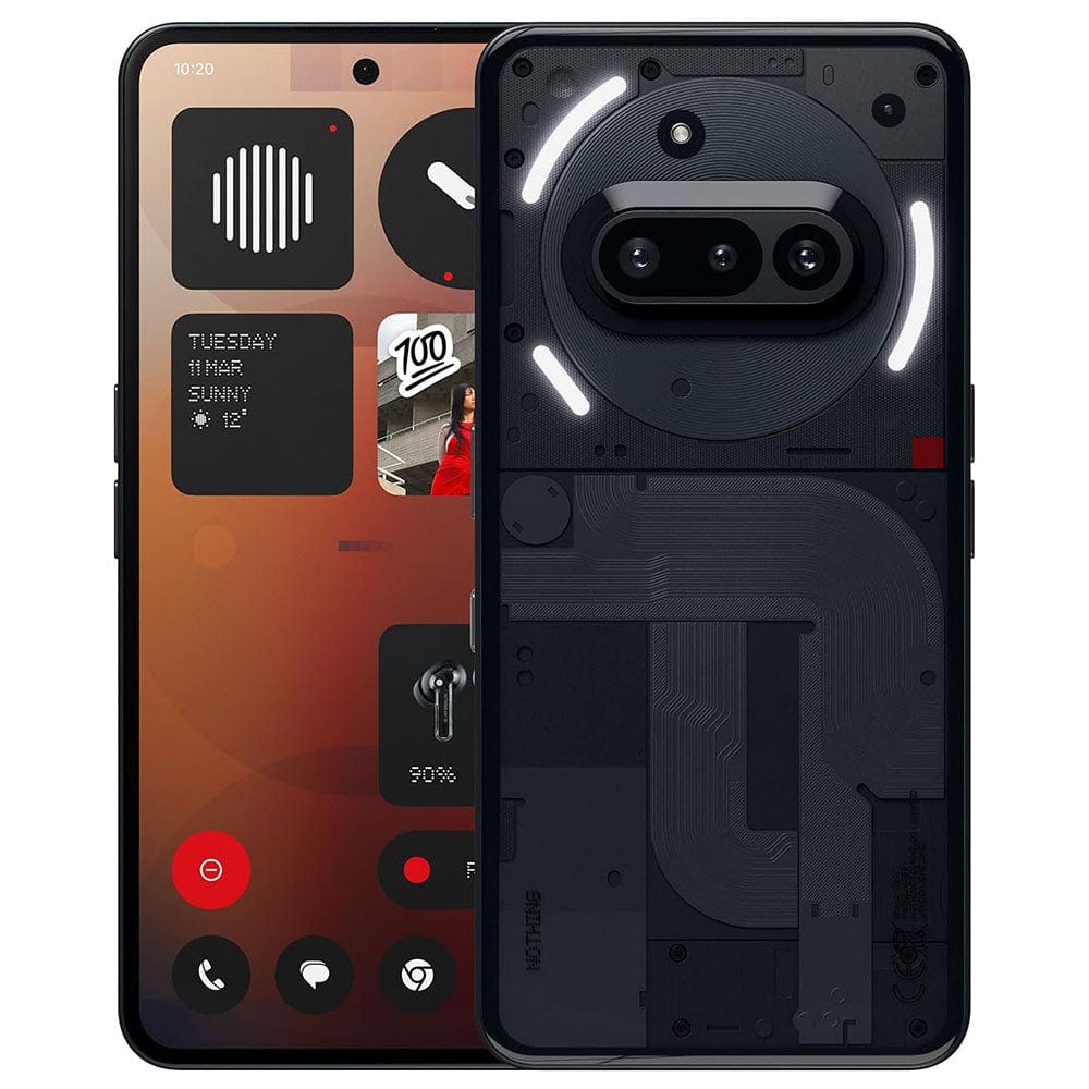 Nothing Phone 3a - Dual SIM Unlocked Smartphone | 8GB RAM 128GB Storage | 5G Connectivity | Perfect for Streaming, Gaming & Productivity on the Go
