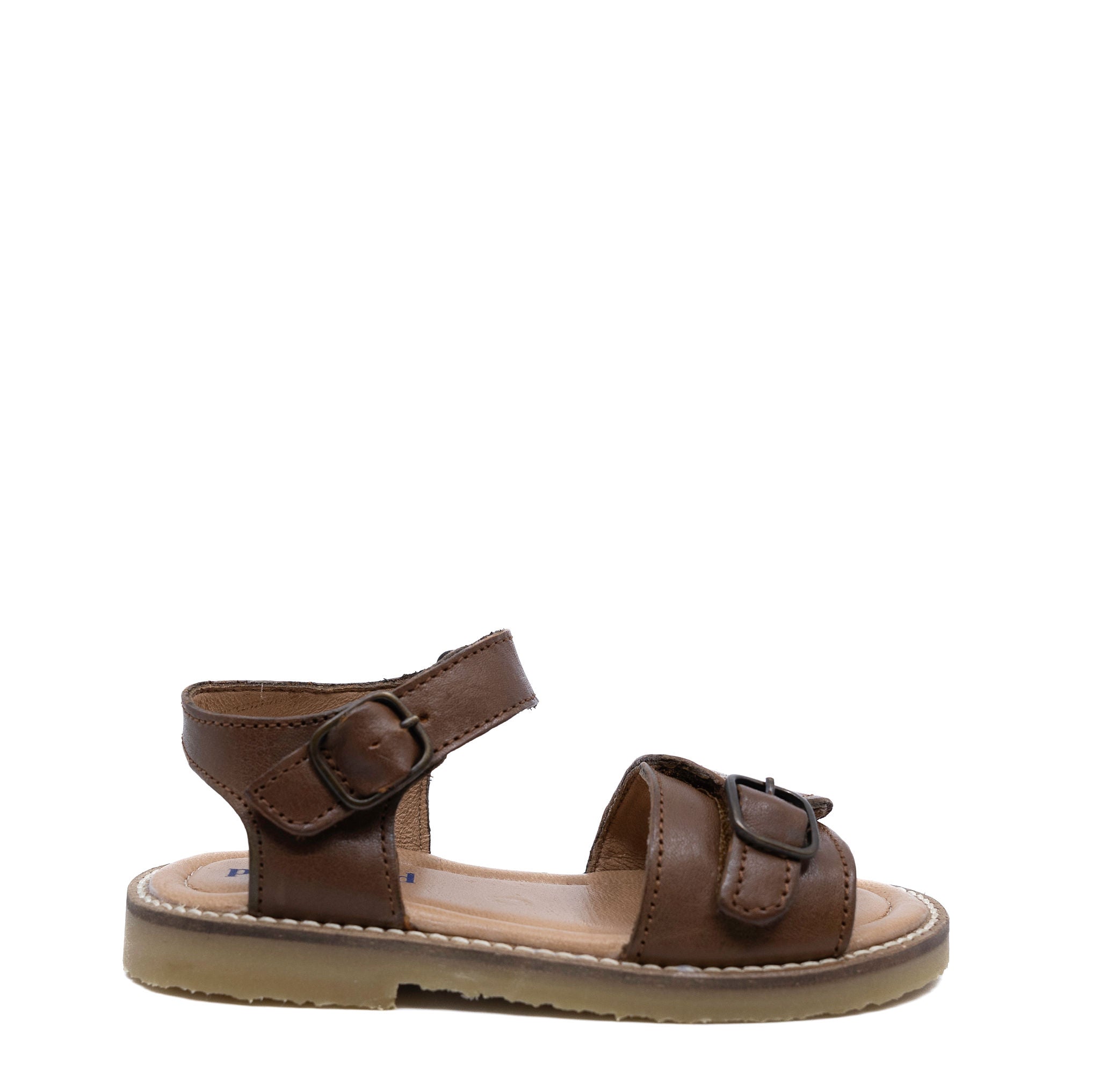 Petit Nord Mocha Velcro Sandals for Women - Comfortable Slip-On Casual Shoes | Perfect for Walking, Travel & Everyday Wear