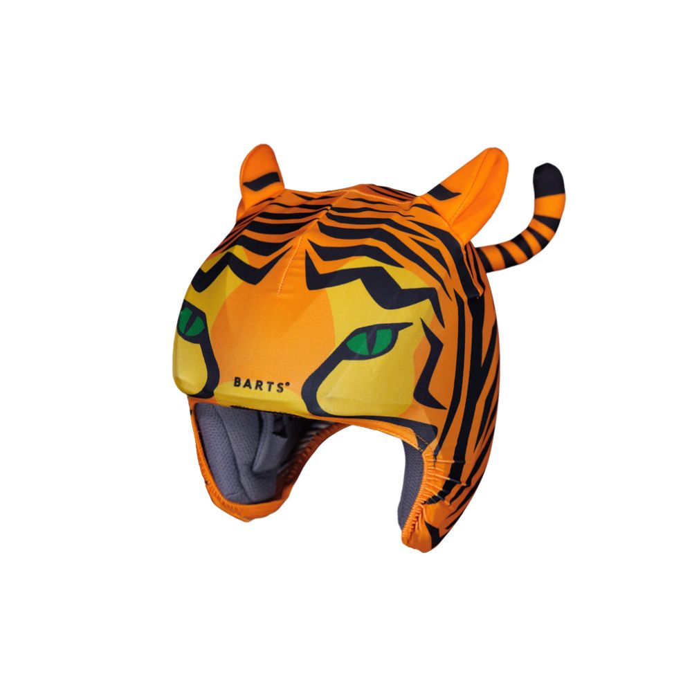 Bart's Ski Helmet Cover - Tiger Print Design for Winter Sports | Waterproof & Durable Snowboarding Accessory | Perfect for Skiing, Snowboarding & Outdoor Winter Activities