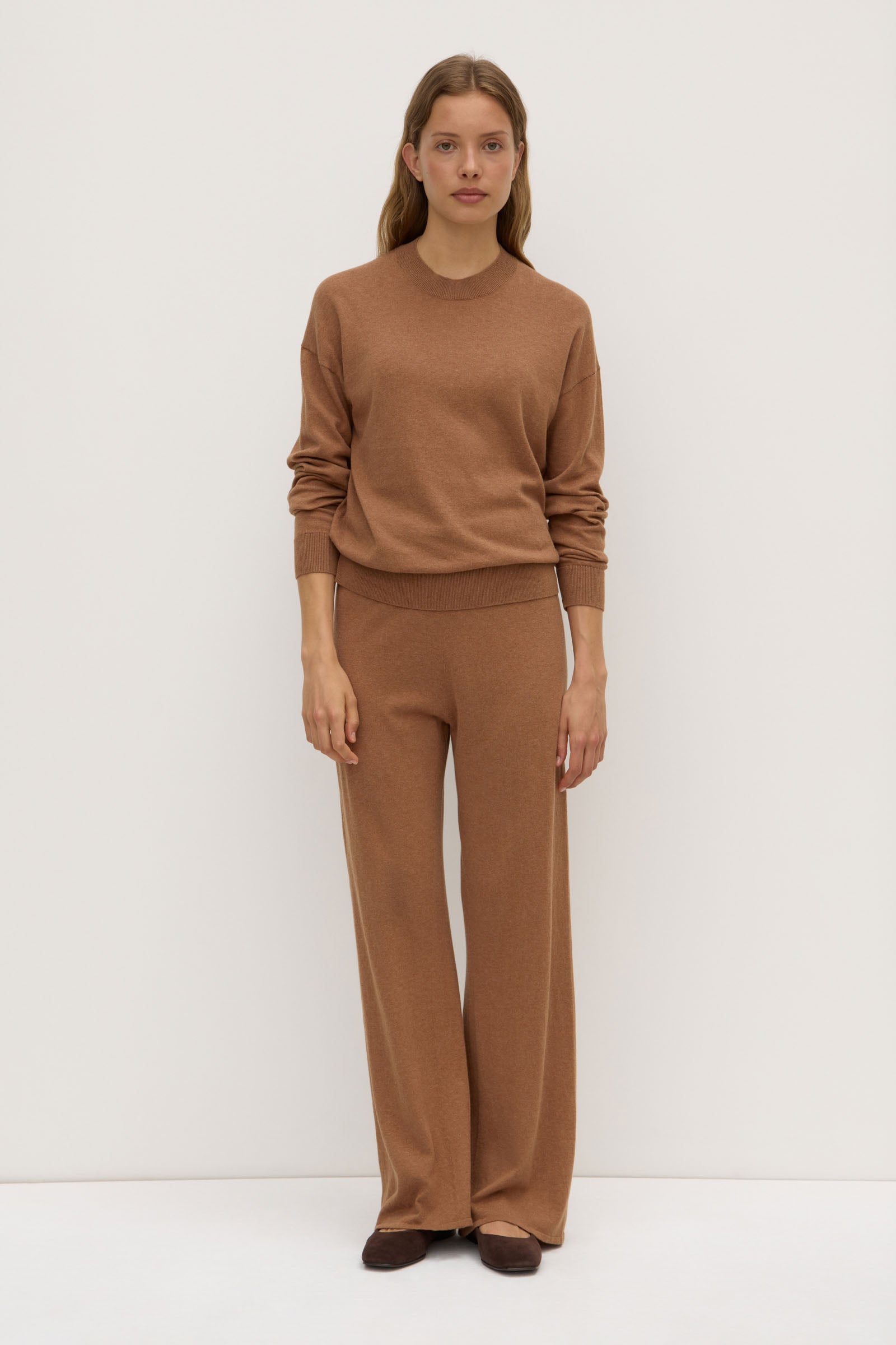 Soft & Warm Cotton Cashmere Sweater for Women - Cozy Winter Pullover, Perfect for Casual Outfits & Office Wear