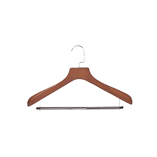 GyLazhuzizyj Wooden Hangers - 10 Pack with 360° Rotatable Hooks & Shoulder Grooves - Non-Slip Lightweight Closet Organizers for Home, Office, and Travel Wardrobe Storage