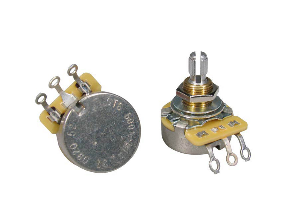 CTS500 B52 500K Linear Taper Split Shaft Potentiometer with Standard Bushing - Perfect for Guitar/Bass Electronics, DIY Audio Projects & Vintage Amp Repair