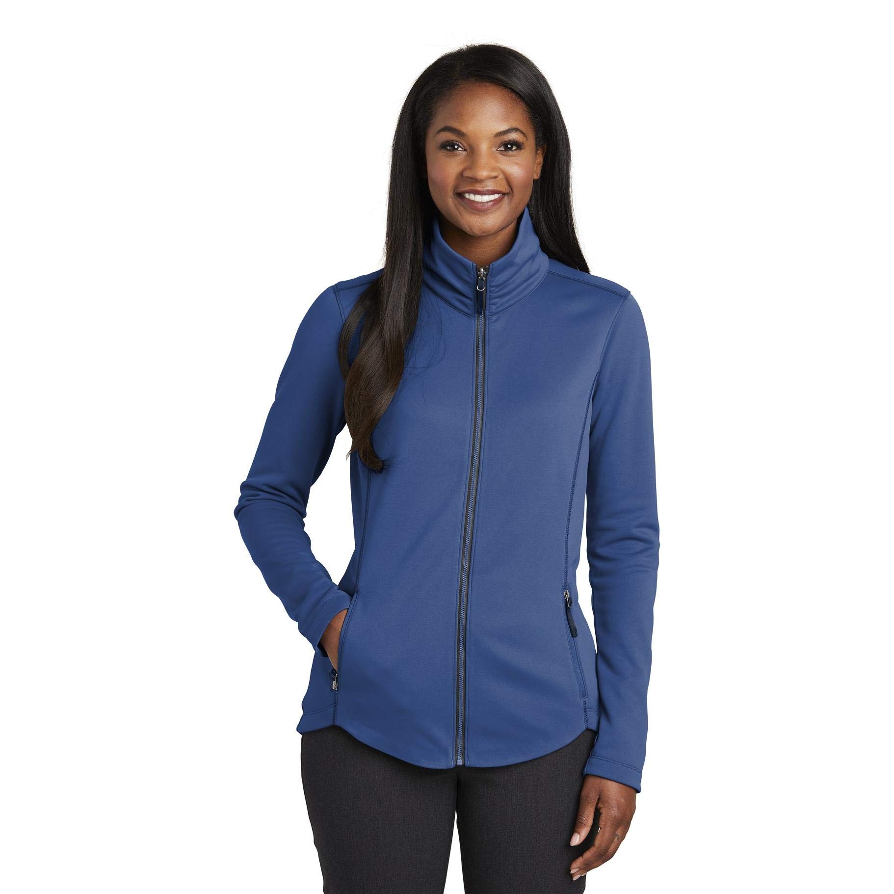 Port Authority Women's Smooth Fleece Jacket - Soft & Warm Zip-Up Fleece for Outdoor Activities, Work & Casual Wear | Perfect for Hiking, Camping & Office Wear