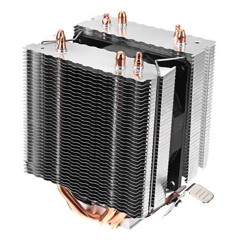 12V DC 3Pin/4Pin 2200RPM CPU Cooling Fan with Heat Sink - Compatible with Intel & AMD Processors - Perfect for PC Gaming, Desktop Computers and Workstation Cooling Systems