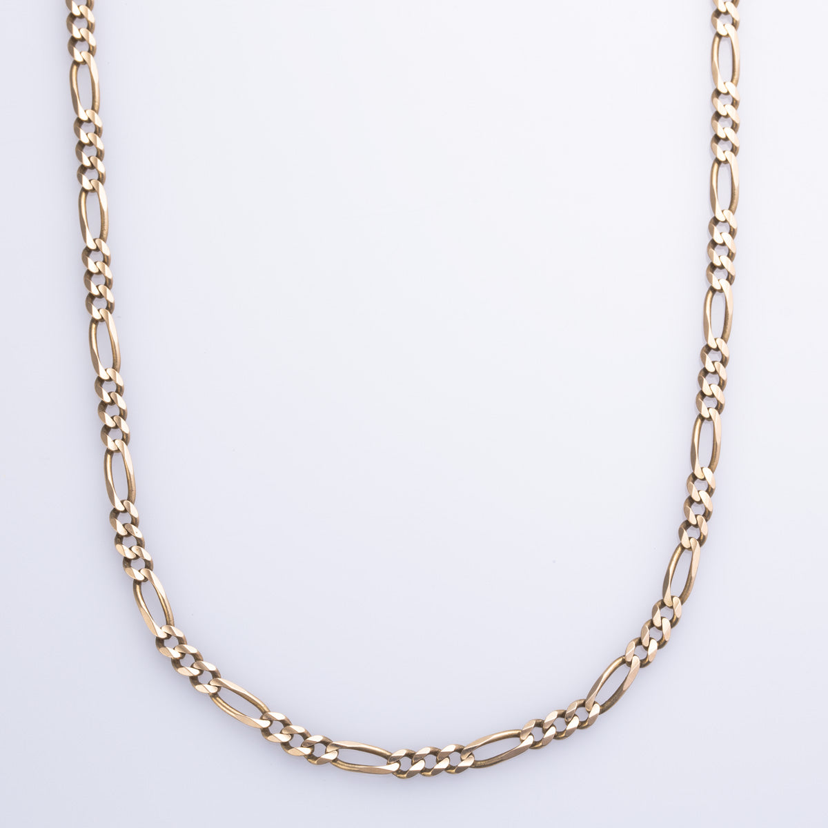 10K Yellow Gold Figaro Chain Necklace for Men - 19 Inches | Elegant & Durable Jewelry for Everyday Wear, Gifts & Special Occasions