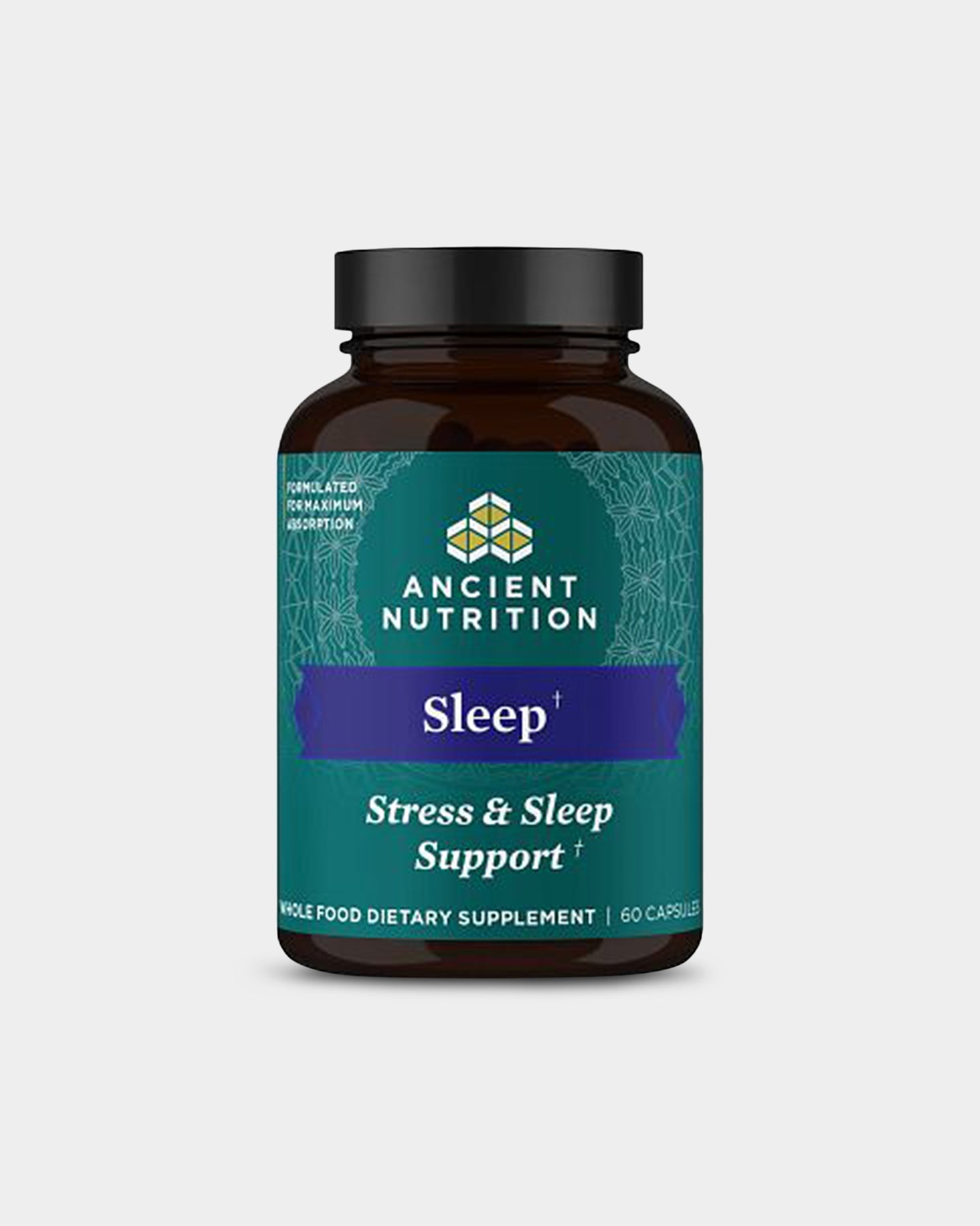 Ancient Nutrition Ancient Herbals Sleep Supplement - Natural Herbal Sleep Aid for Relaxation & Deep Sleep - Supports Restful Nights & Stress Relief - Perfect for Insomnia & Nighttime Relaxation