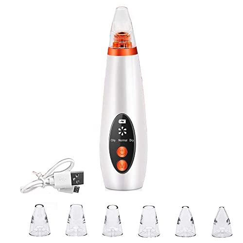Professional Derma Suction Blackhead Remover Machine - Pore Vacuum Extractor with LED Display for Acne & Blackhead Removal - Perfect for Home Facial Care & Skin Treatment