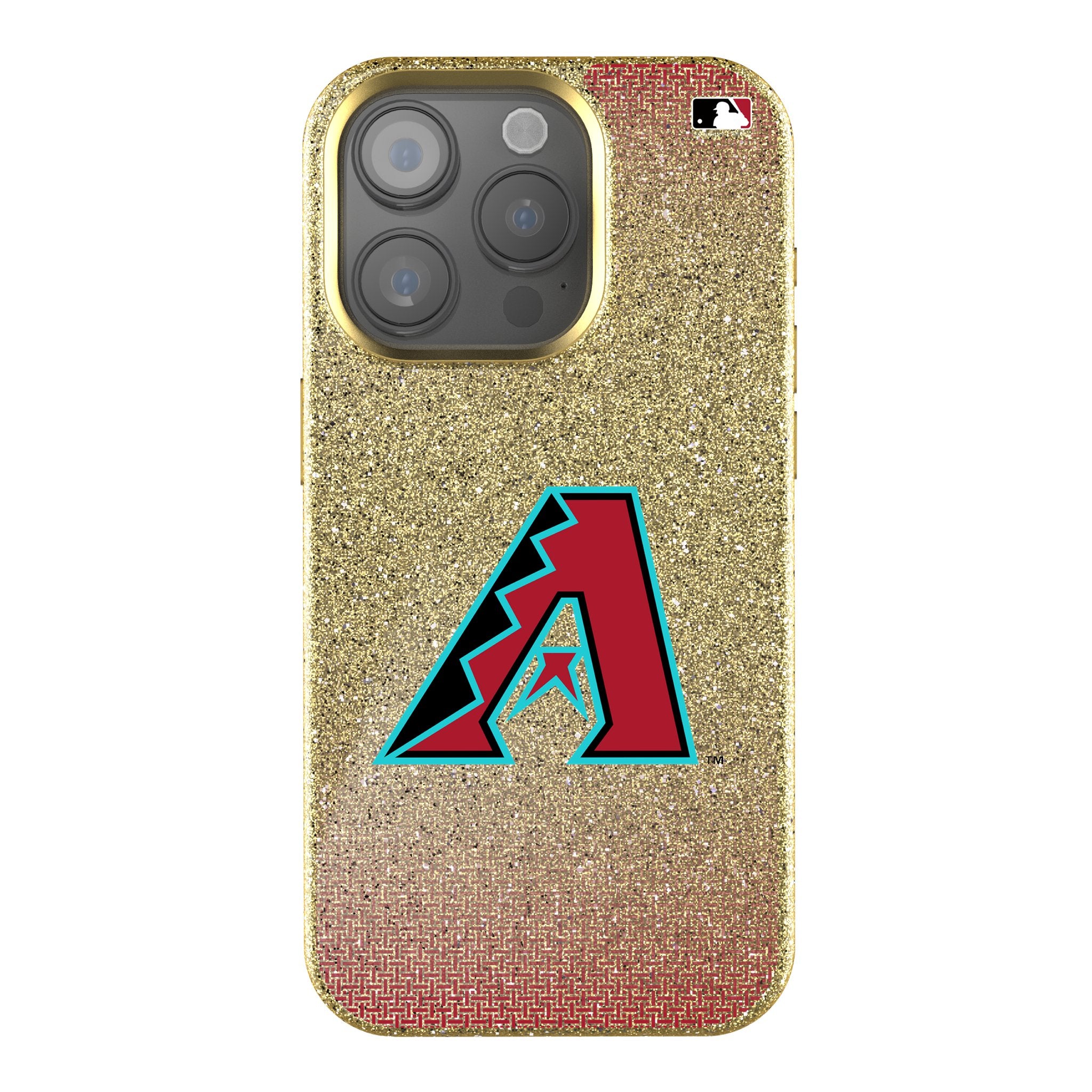 Arizona Diamondbacks Rhinestone Glitter Phone Case for iPhone 14 13 12 11 Pro Max XR - Fashion Luxury Bling Cover with Team Logo - Perfect for Baseball Games & Fan Gifts