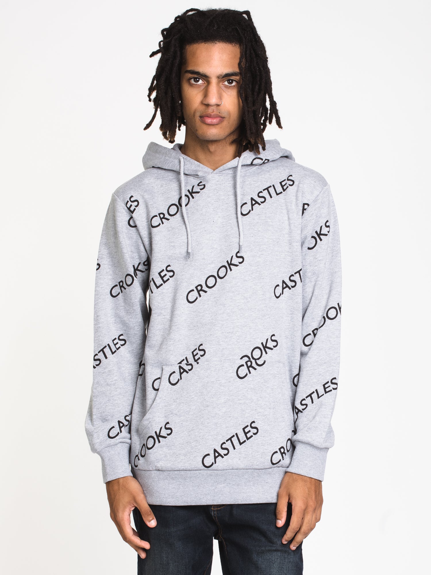 Crooks & Castles New Core Logo Pullover Hoodie - Men's Casual Streetwear Sweatshirt | Perfect for Urban Fashion, Street Style & Everyday Wear