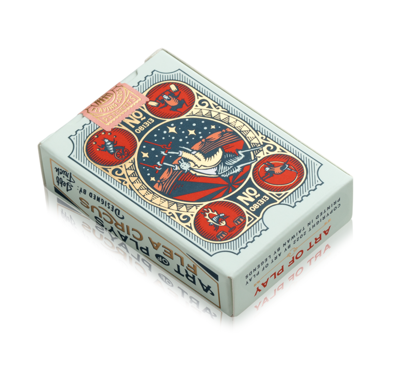 Flea Circus Playing Cards - Vintage Style Deck for Magic Tricks, Poker & Card Games - Perfect for Parties, Family Gatherings & Game Nights