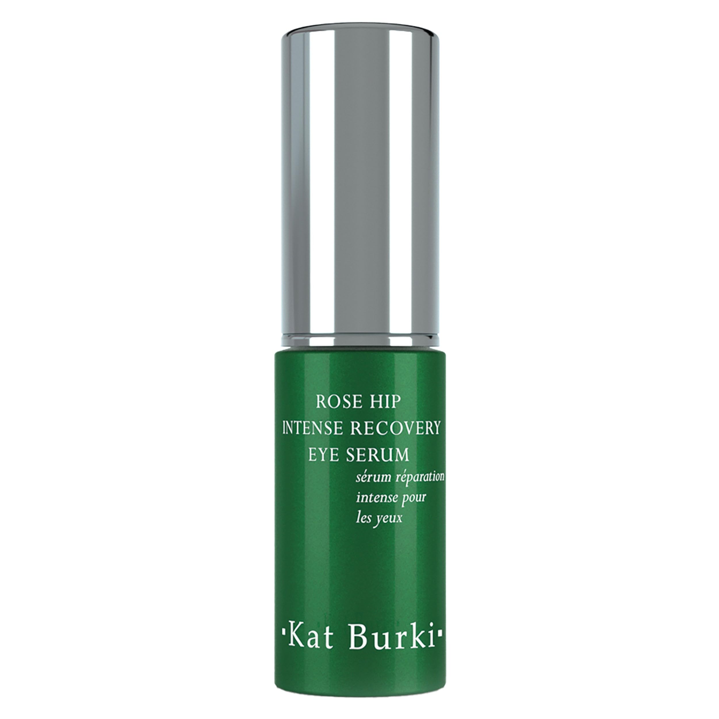 Kat Burki Rose Hip Intense Recovery Anti-Aging Eye Serum - Vitamin C & 1% Encapsulated Retinol for Fine Lines, Puffiness & Dark Circles - 0.5 fl.oz - Perfect for Nighttime Skincare Routine & Travel-Friendly Eye Treatment