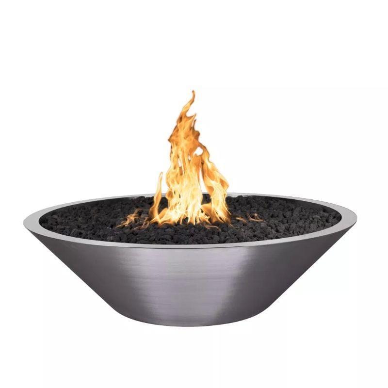 Stainless Steel Narrow Ledge Fire Pit - Outdoor Camping, Backyard, Patio, Garden Fireplace for Cozy Gatherings