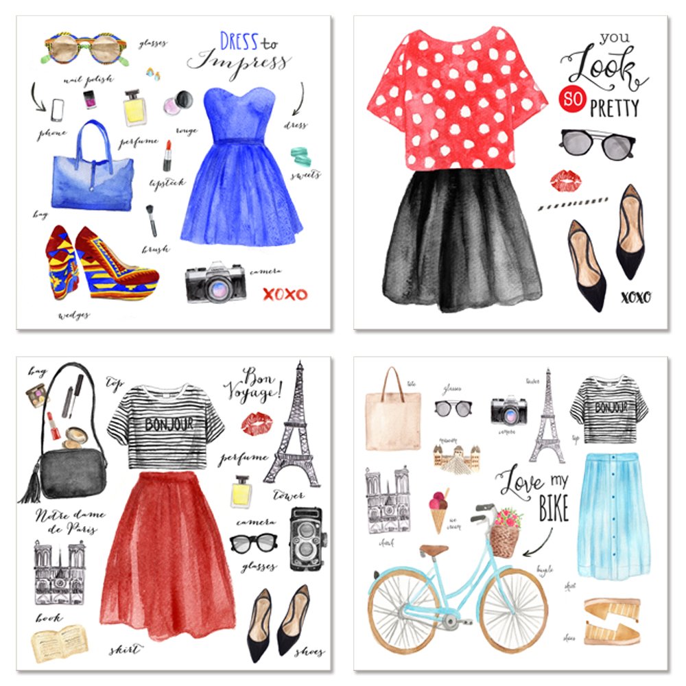 Fashion Canvas Wall Art - Shoes & Closet Decor for Paris Style Lovers | Ready to Hang