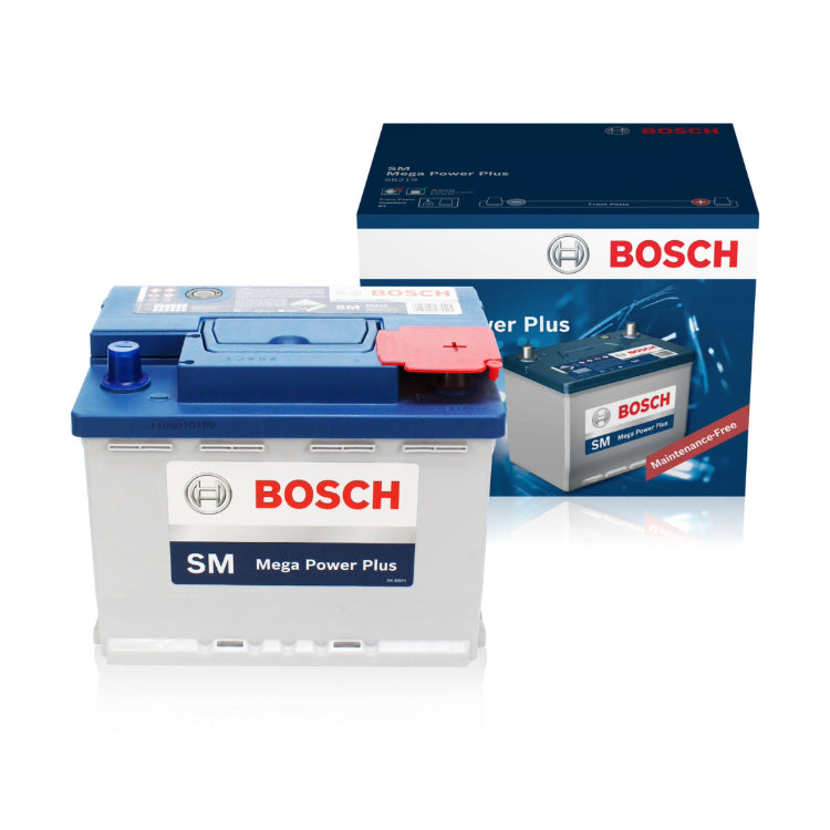Bosch DIN55L 56219 12V Car Battery 580 CCA - Reliable Power for Cars, Trucks & SUVs - Perfect for Cold Weather Starting & Daily Commuting