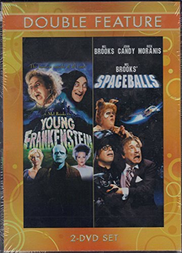 Young Frankenstein & Spaceballs Double Feature DVD - Classic Comedy Movies Collection - Perfect for Movie Nights & Gift Giving