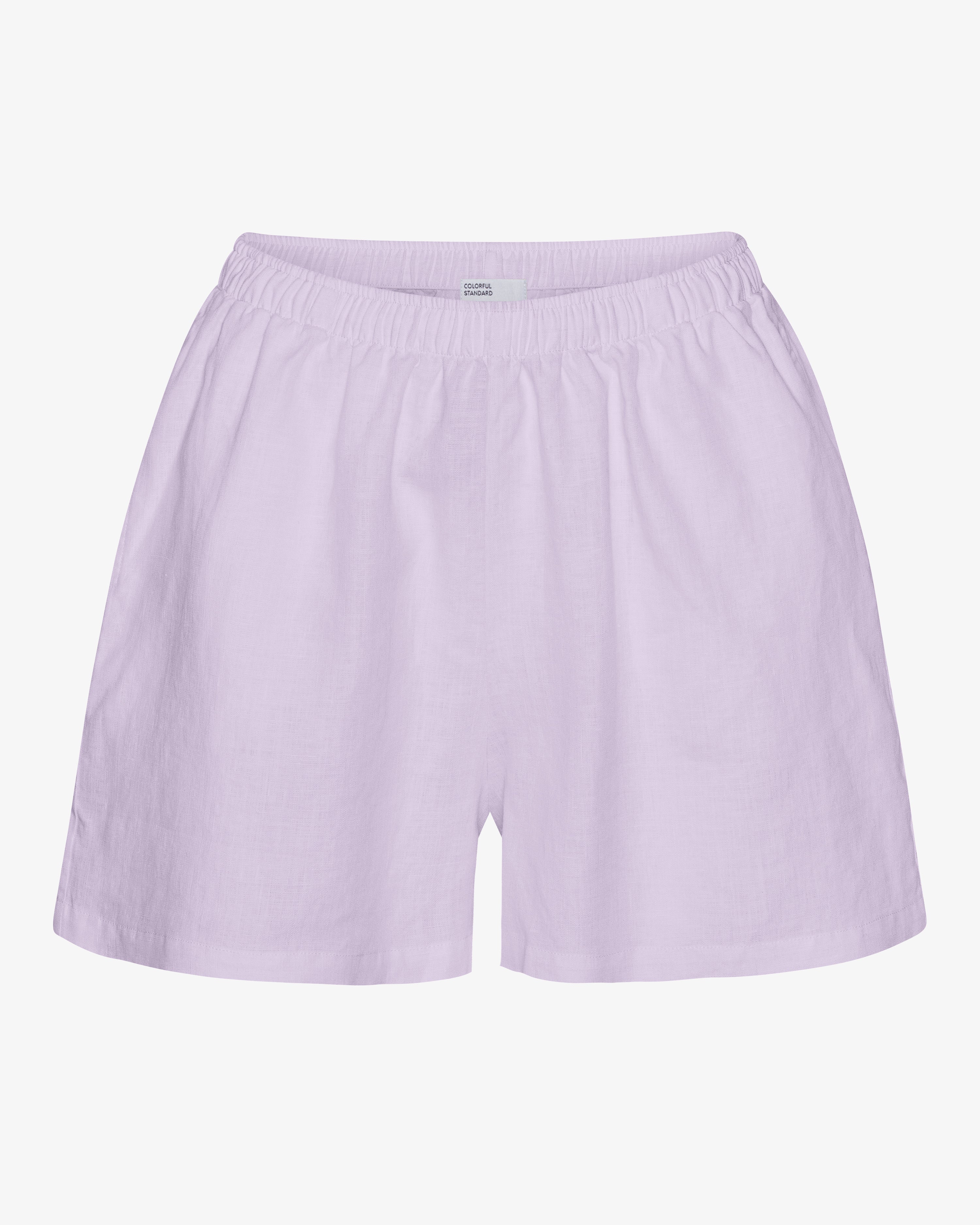 Soft Lavender Linen Shorts for Women - Breathable & Comfortable Summer Casual Wear - Perfect for Beach, Travel & Relaxing Outdoors