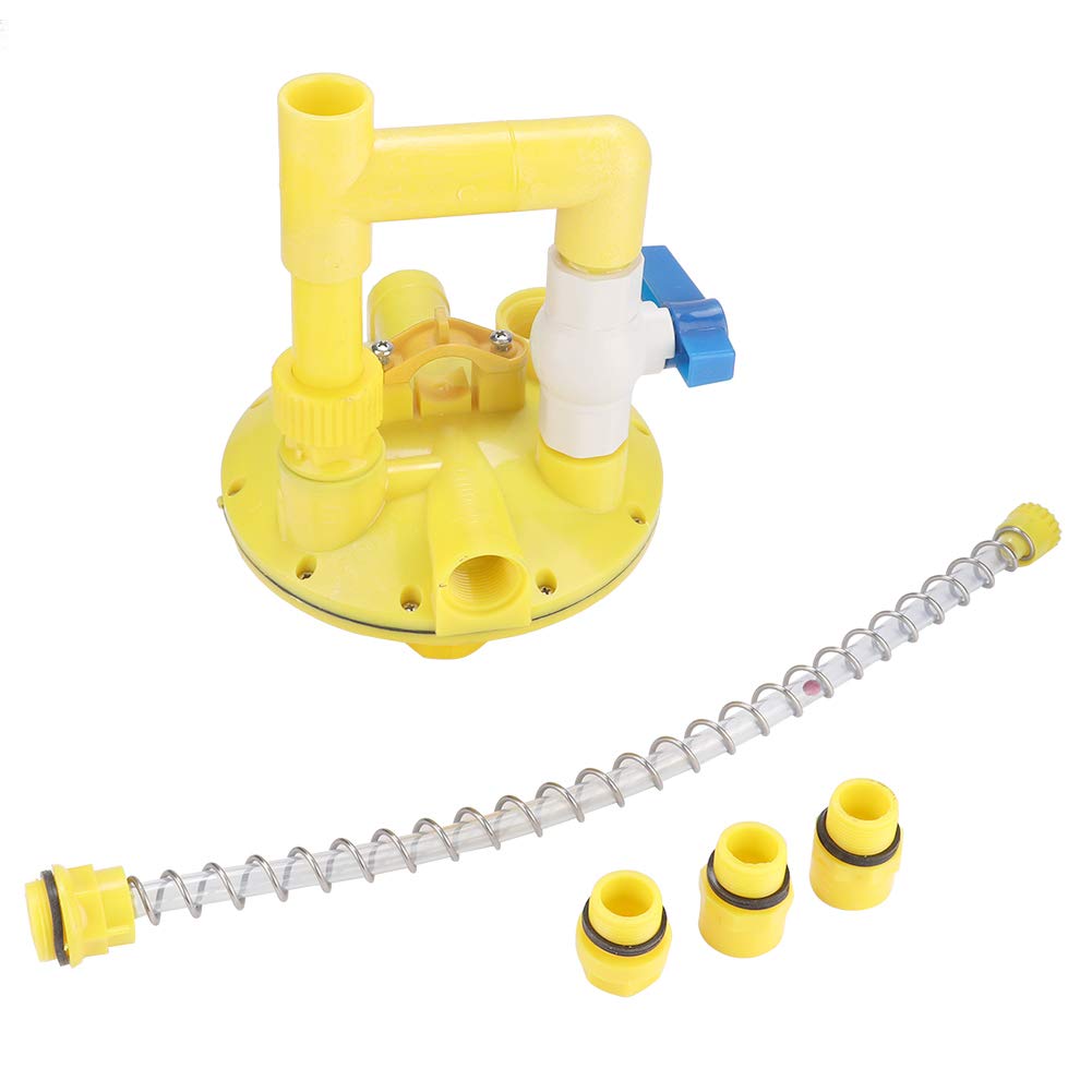 Secure Water Line Regulator with Pressure Reducing Valve for Outdoor Farmed Chicken Coops and Poultry Watering Systems