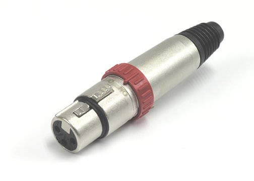 Neutrik NC3FX-S 3-Pin XLR Female Cable Connector with On/Off Switch - Professional Audio Equipment for Studio, Live Sound & DJ Setup