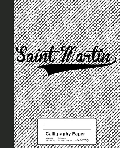 Premium Calligraphy Paper Notebook by SAINT MARTIN - Weezag Smooth Writing Journal for Calligraphy, Hand Lettering & Note Taking - Ideal for Artists, Students & Office Use