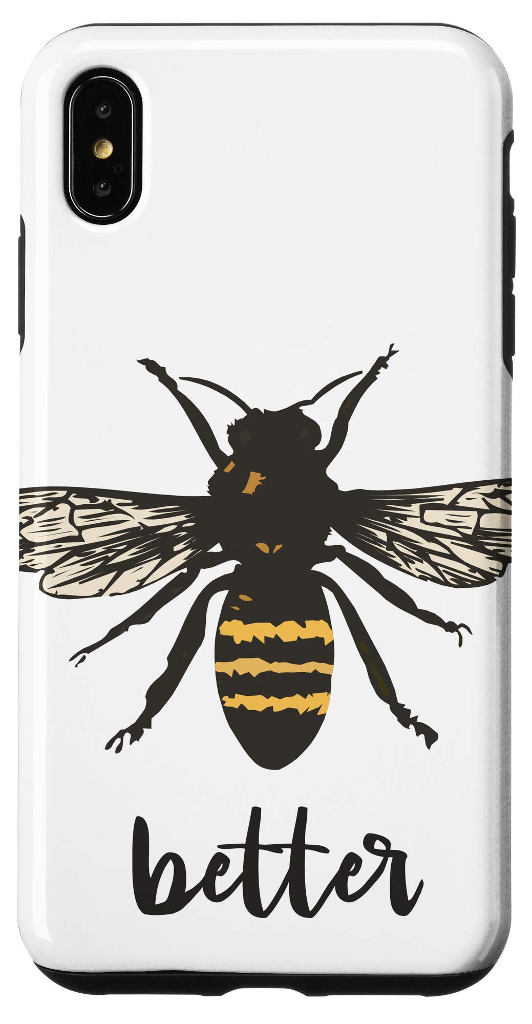 Premium iPhone XS Max Case - Shockproof Slim Protective Cover with [Be Better] Design - Perfect for Everyday Use, Travel & Outdoor Activities