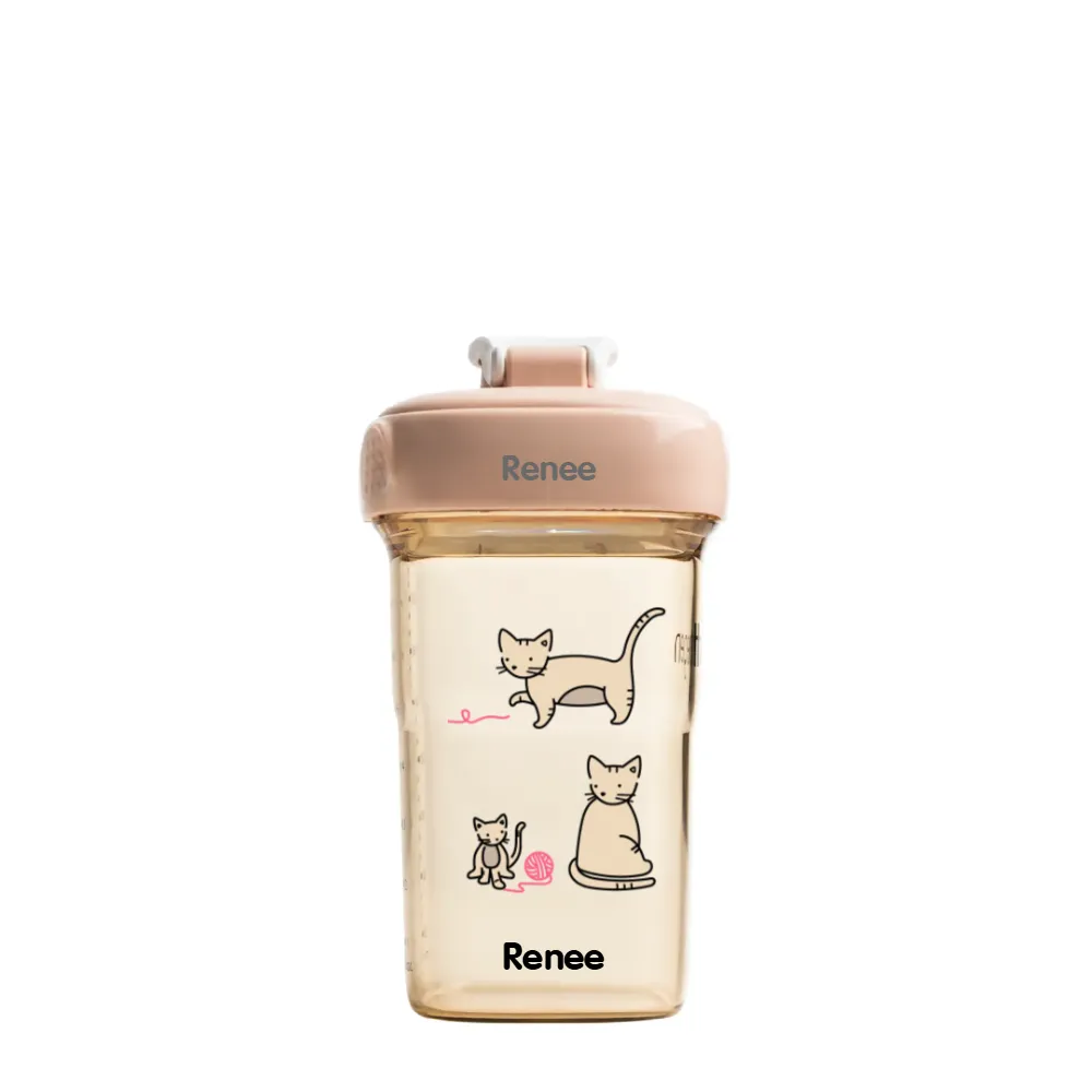 Hegen Baby Bottle - Customizable & Reusable Feeding Bottle for Newborns & Infants | Perfect for Breastmilk, Formula & On-the-Go Feeding | BPA-Free & Easy to Clean