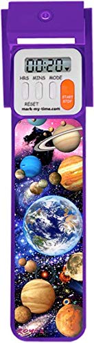 Mark-My-Time 3D You Are Here Planets Digital Bookmark with Reading Timer - Perfect for Book Lovers, Students & Travelers