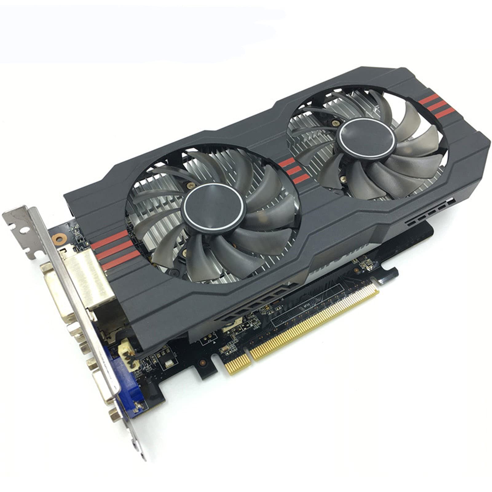 Original GTX 750 Ti 2GB GDDR5 128Bit Graphics Card - Compatible with ASUS & NVIDIA GeForce GTX 750Ti/1050 - High Performance Video Card for Gaming, Video Editing & 4K Display