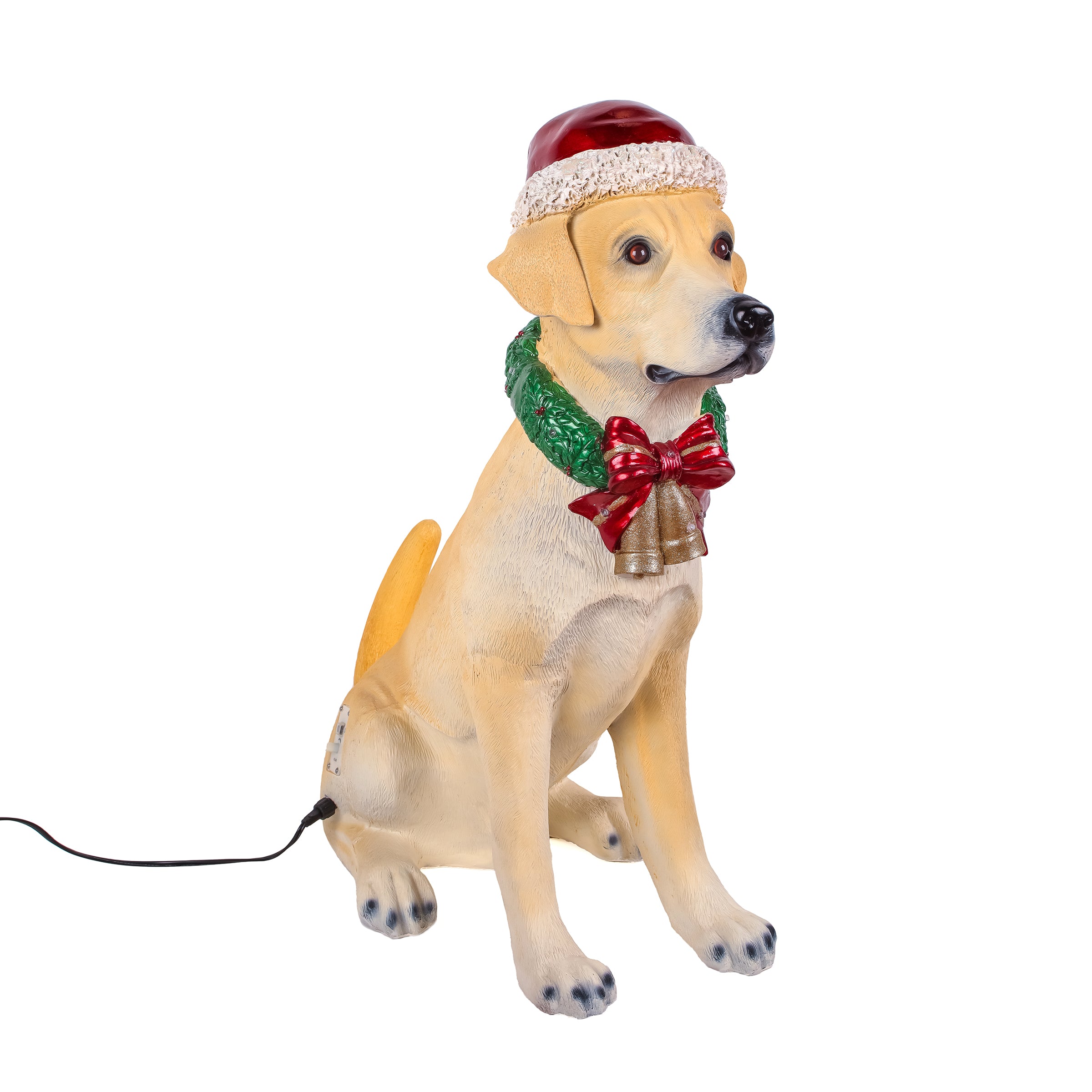 28 Inch Motion Activated Labrador Retriever Dog with Wagging Tail - Realistic Animated Pet for Home Decor, Gift & Playtime Fun