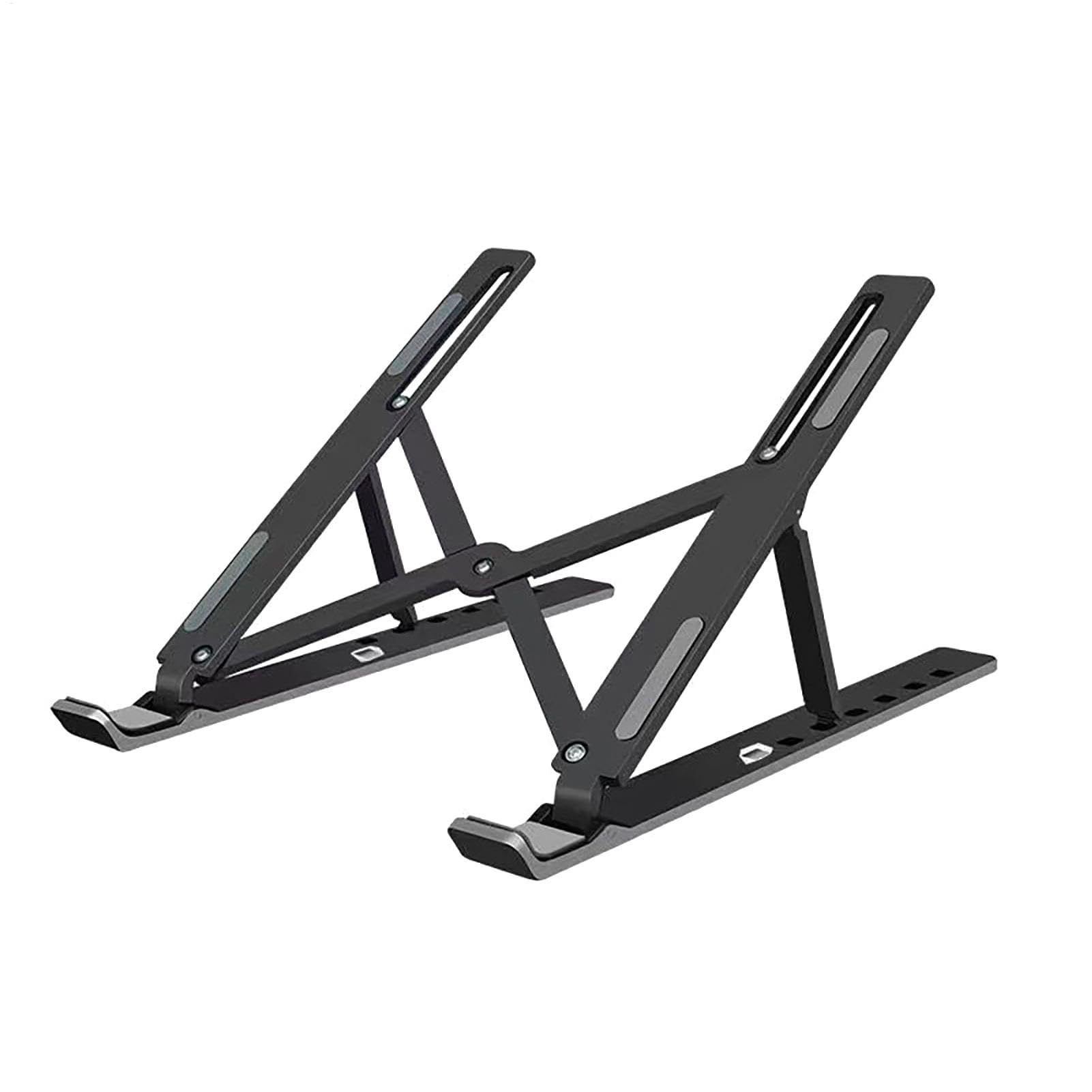 Adjustable Foldable Laptop Stand - Ergonomic Laptop Riser with Cooling Design | Portable Wireless Computer Stand, Non-Slip Notebook Holder for MacBook, iPad, Surface Pro | Perfect for Home Office, Gaming & Travel Use
