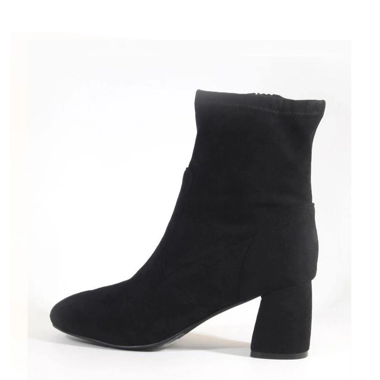 Ballyn Stretch Sock Booties for Women - Comfortable Slip-On Ankle Boots with Soft Fabric & Elastic Cuff - Perfect for Casual Outfits, Work, and Everyday Wear