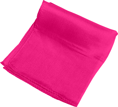 6 Inch Hot Pink Silk Scarf - Elegant & Soft Fashion Accessory for Women, Perfect for Parties, Weddings & Everyday Wear
